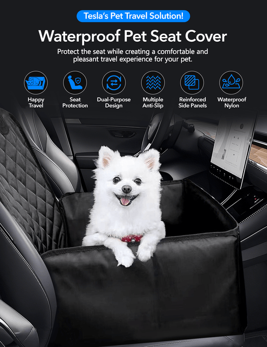 Waterproof Car Dog Seat Cover for Tesla Model Y/3/S/X/Cybertruck Tesery Official Store