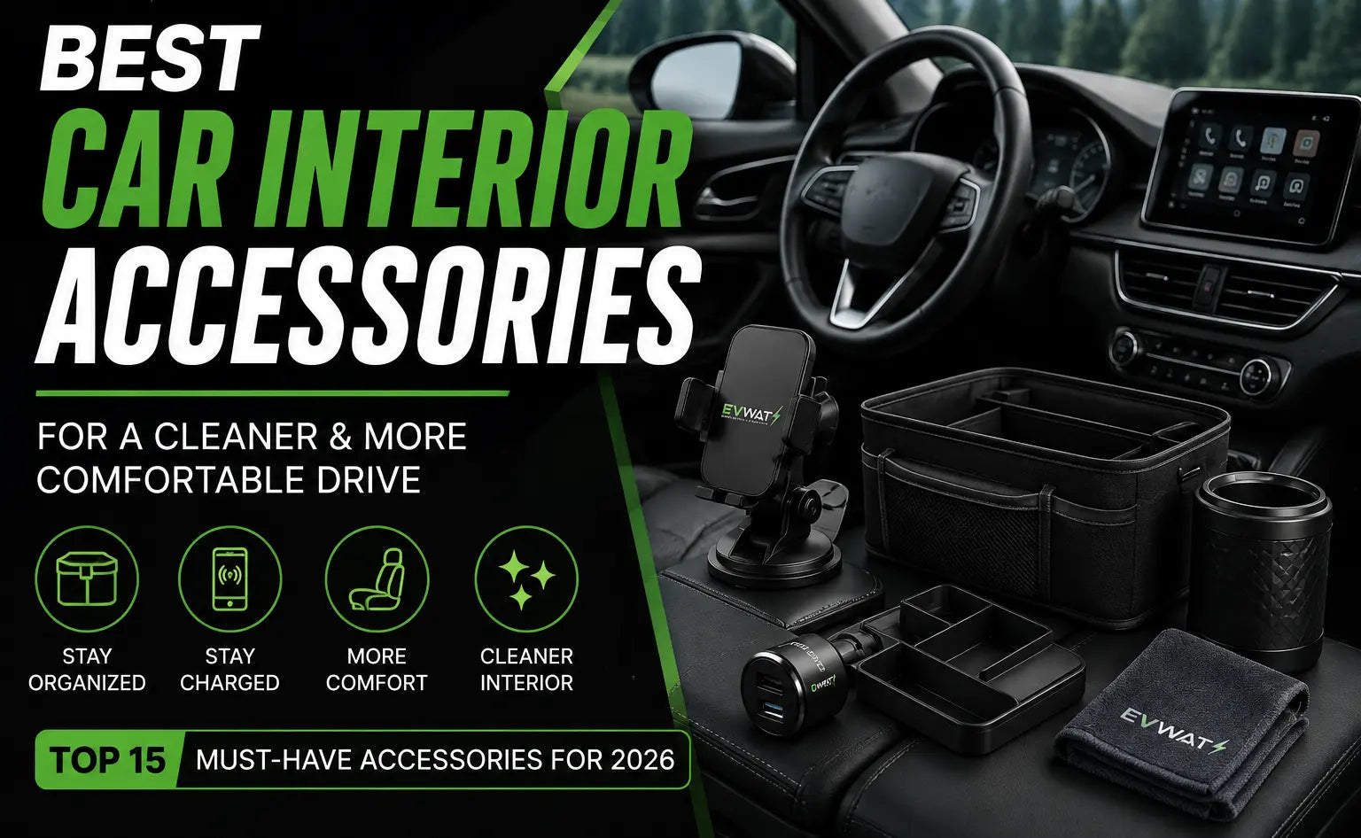 Best Car Interior Accessories for a Cleaner, More Comfortable Drive in 2026