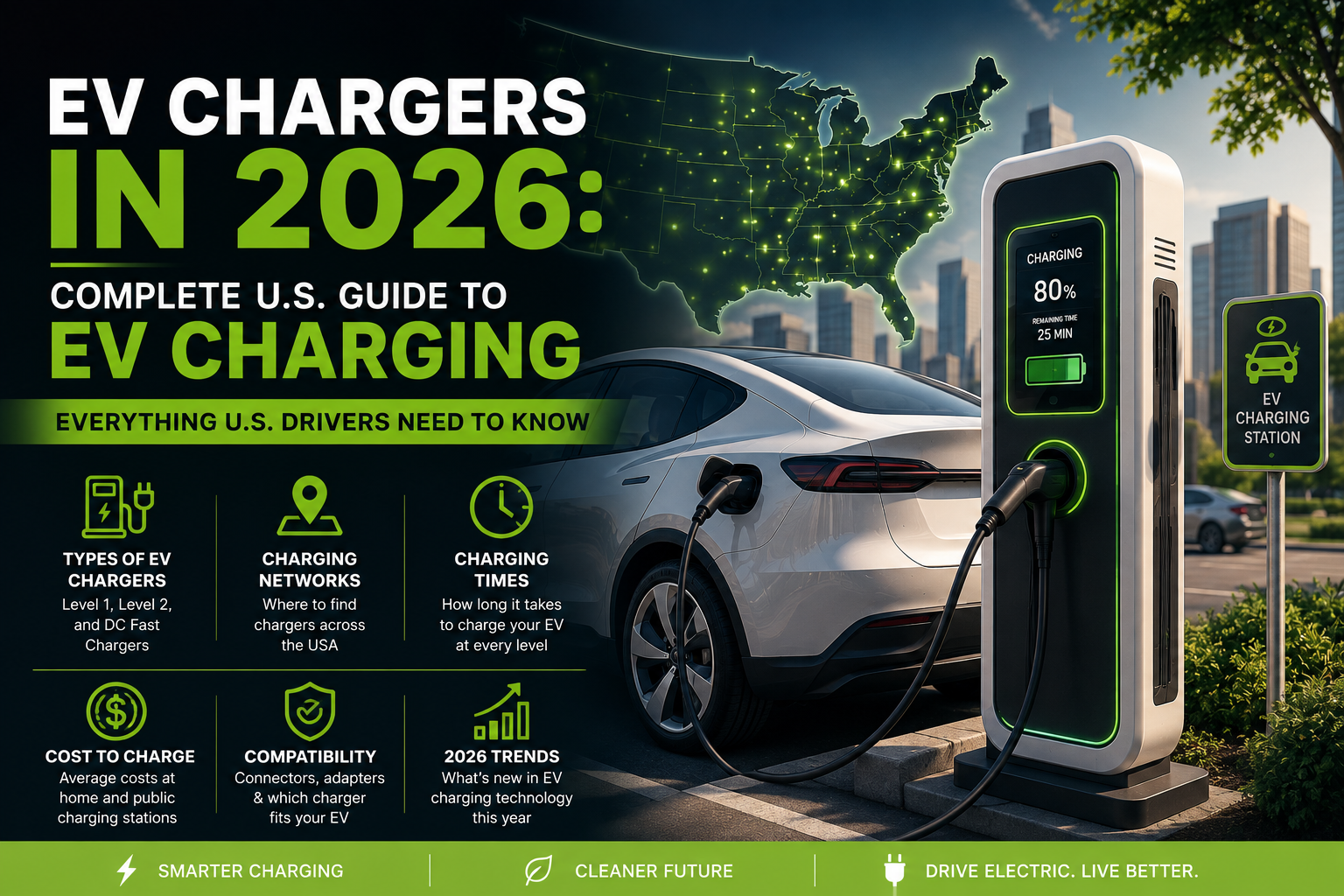 EV Chargers in 2026 Complete U.S. Guide to EV Charging