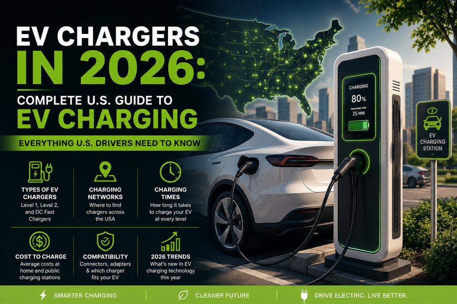 EV Chargers in 2026 Complete U.S. Guide to EV Charging