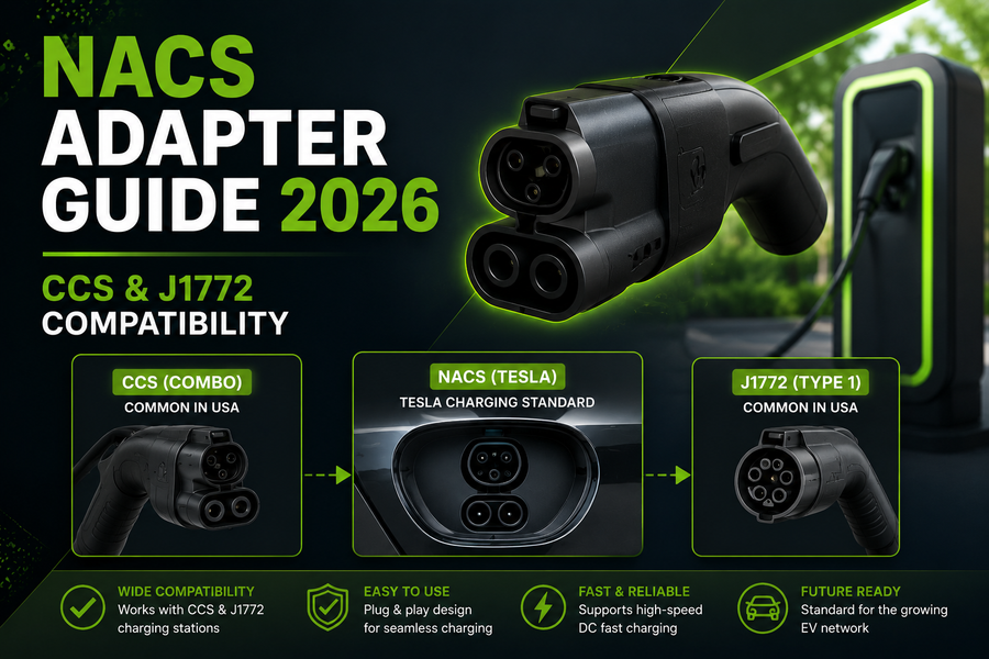 NACS Adapter Guide 2026  CCS & J1772 Compatibility