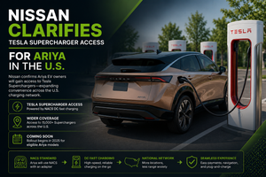 Nissan Clarifies Tesla Supercharger Access for Ariya in the U.S.