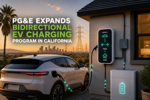 PG&E Expands Bidirectional EV Charging Program in California