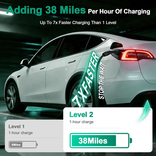 IYILO Level 2 EV Charger NACS (J3400) Plug-In – 40A IYILO