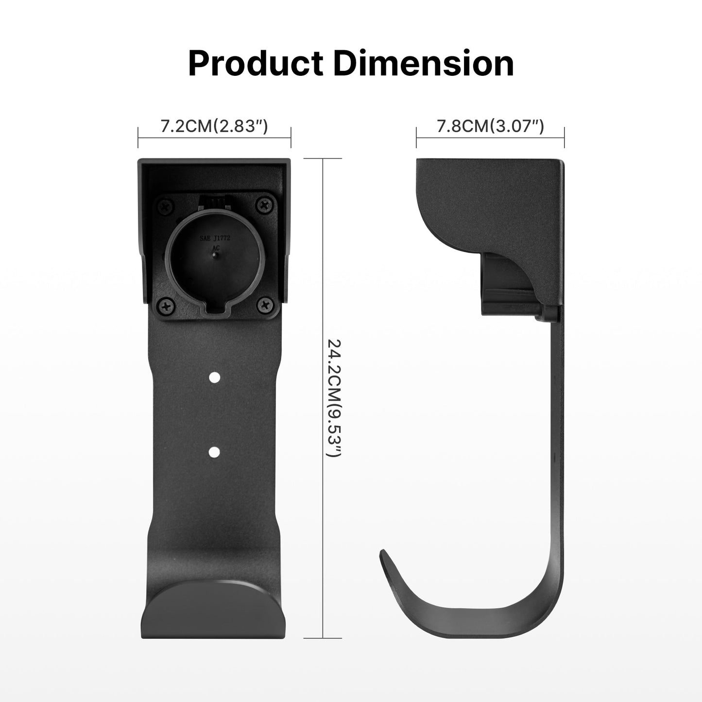 Autel Electric Vehicle Charger Nozzle Holster Dock & J-Hook Combo for All J1772 EVs Autel EV Chargers Official Website