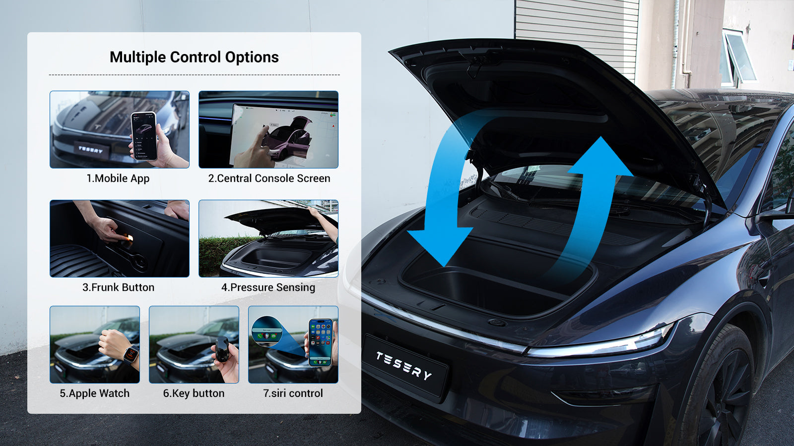 Electric Frunk System for Model Y Juniper | Hands-Free Automatic Opener | TESERY Tesery Official Store