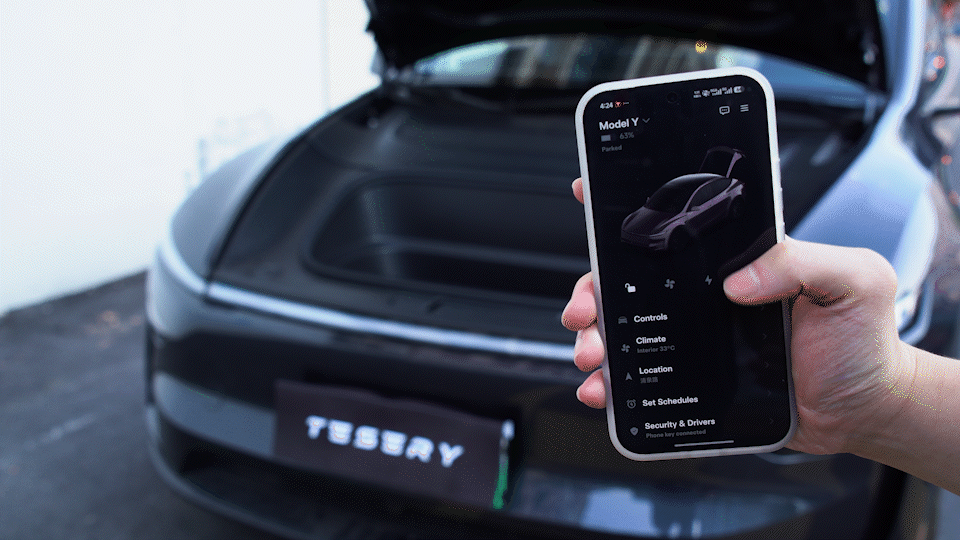 Electric Frunk System for Model Y Juniper | Hands-Free Automatic Opener | TESERY Tesery Official Store