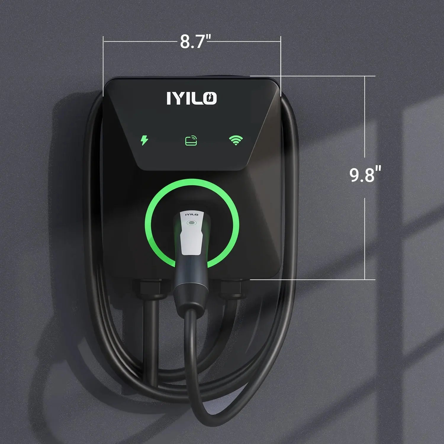 IYILO Pro EV Charger level 2 NACS(J3400)Hardwired with energy meter - 48A IYILO