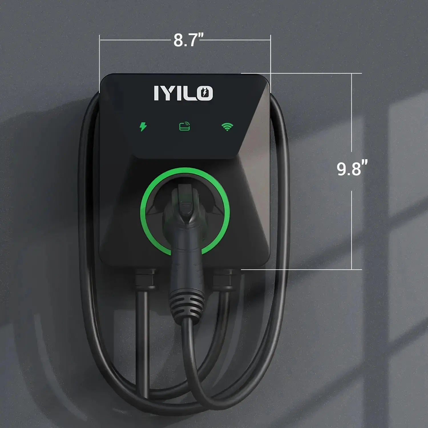 IYILO Pro Level 2 EV Charger J1772 Hardwired with energy meter - 48A IYILO