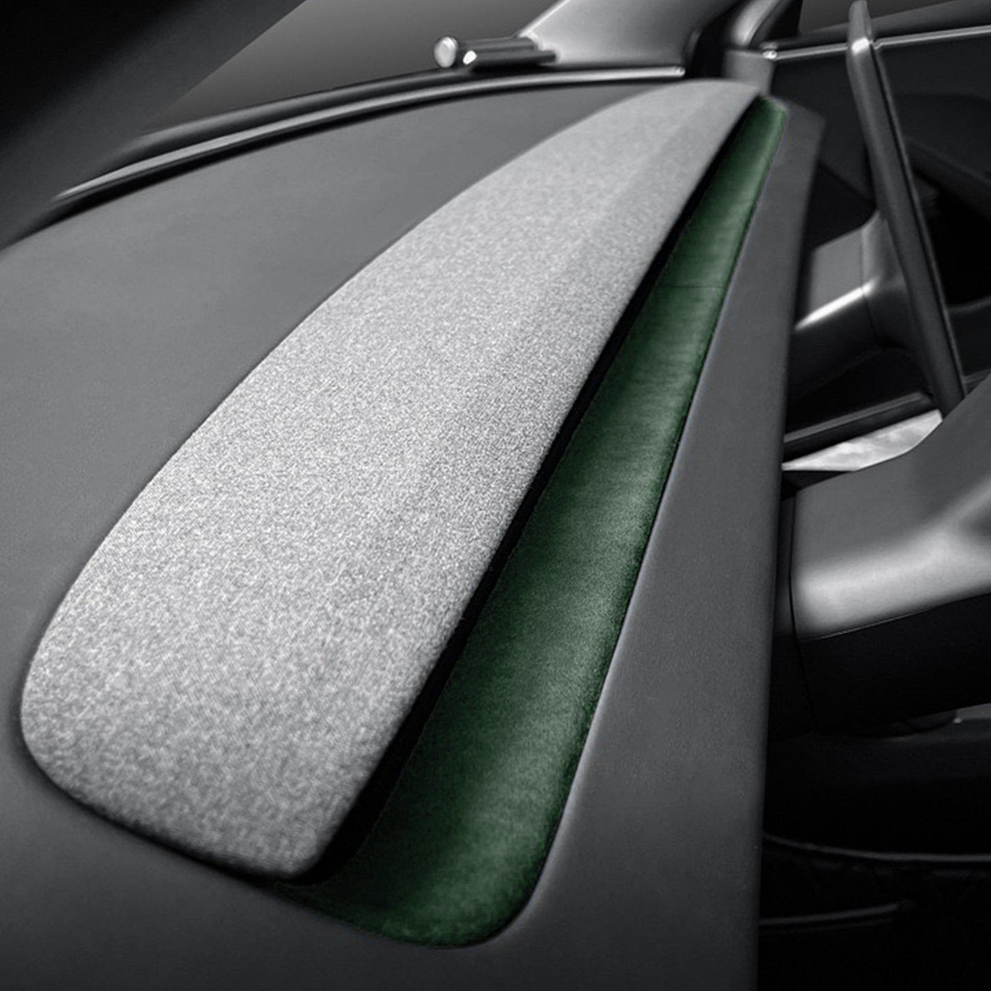 Alcantara Spliced Dash Trim for Tesla Model 3 Highland / Model Y Juniper (2PCS) Tesery Official Store
