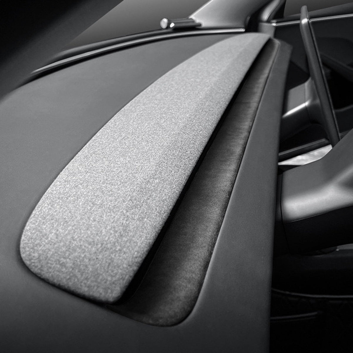 Alcantara Spliced Dash Trim for Tesla Model 3 Highland / Model Y Juniper (2PCS) Tesery Official Store