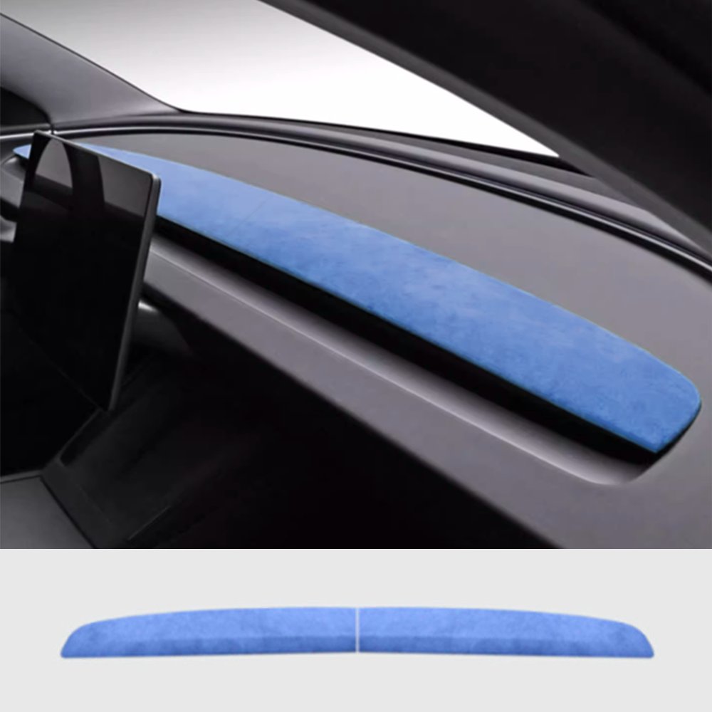 Alcantara Spliced Dash Trim for Tesla Model 3 Highland / Model Y Juniper (2PCS) Tesery Official Store