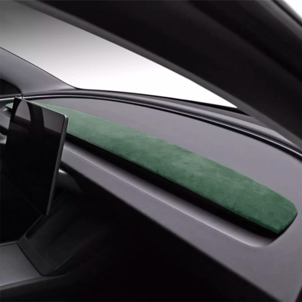 Alcantara Spliced Dash Trim for Tesla Model 3 Highland / Model Y Juniper (2PCS) Tesery Official Store
