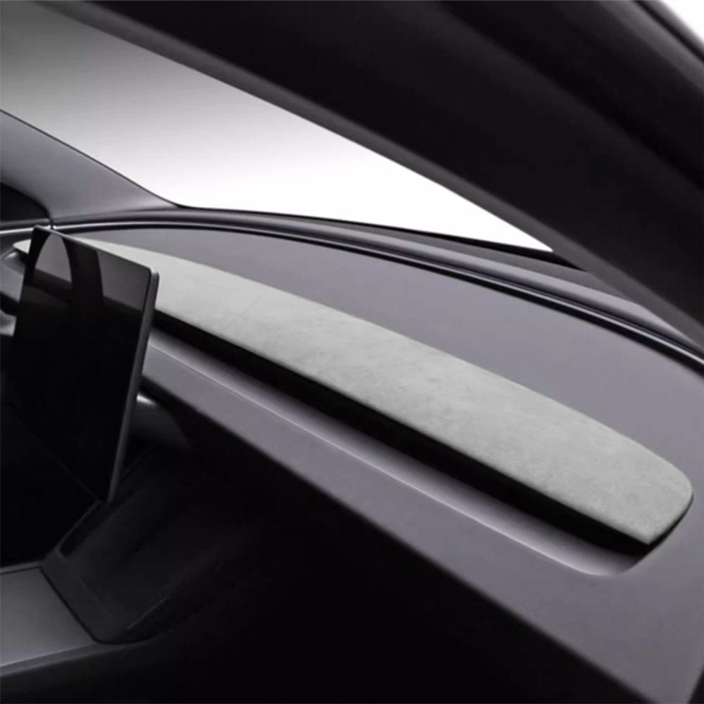 Alcantara Spliced Dash Trim for Tesla Model 3 Highland / Model Y Juniper (2PCS) Tesery Official Store