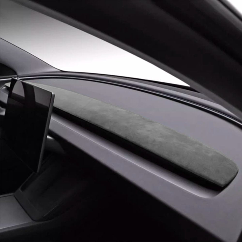 Alcantara Spliced Dash Trim for Tesla Model 3 Highland / Model Y Juniper (2PCS) Tesery Official Store