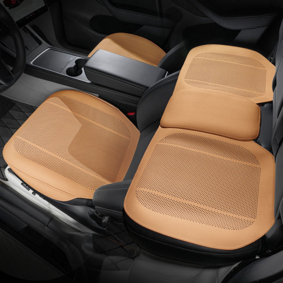 All-Wheather Nappa Leather Car Seat Covers for Tesla Model 3/Y/S/X Tesery Official Store