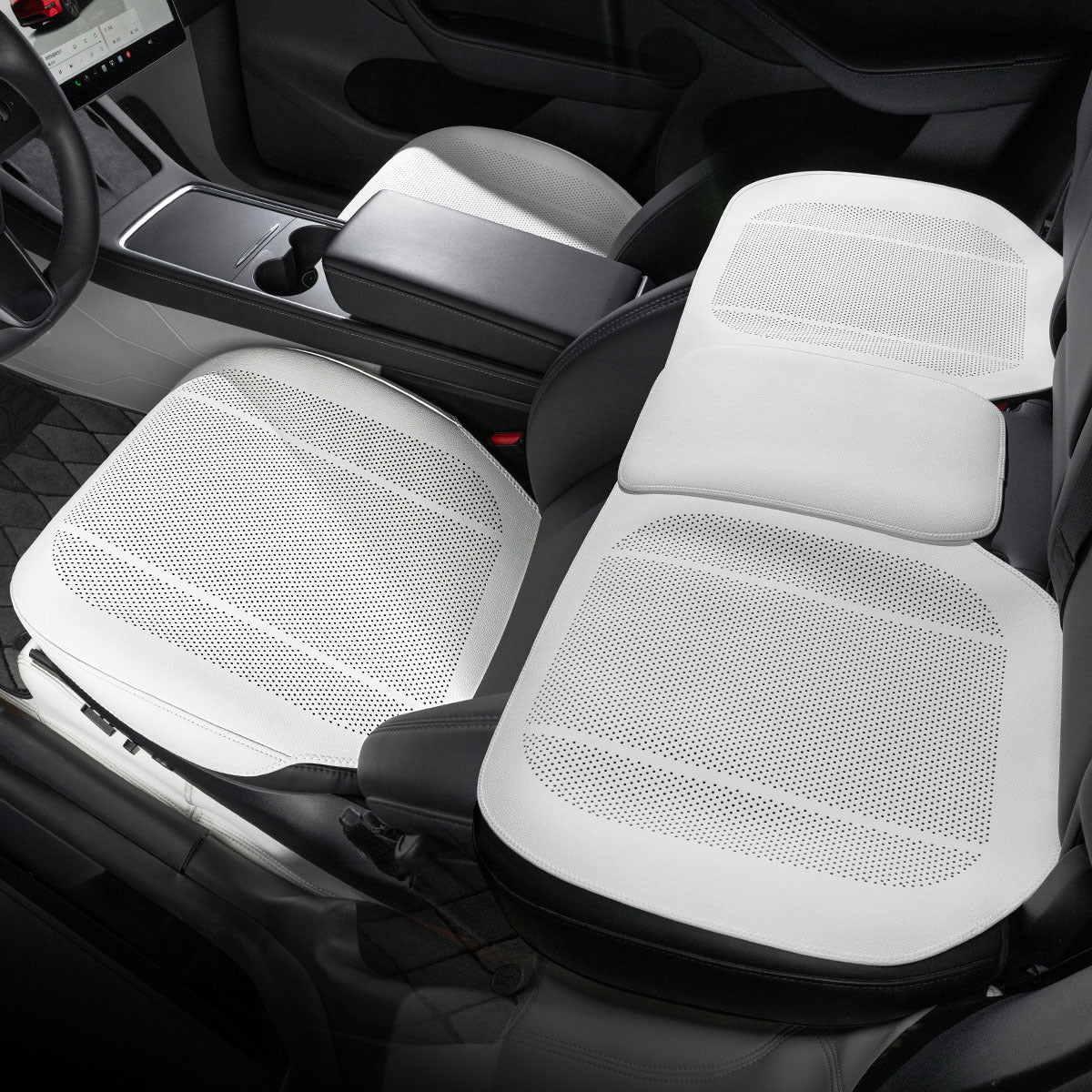All-Wheather Nappa Leather Car Seat Covers for Tesla Model 3/Y/S/X Tesery Official Store