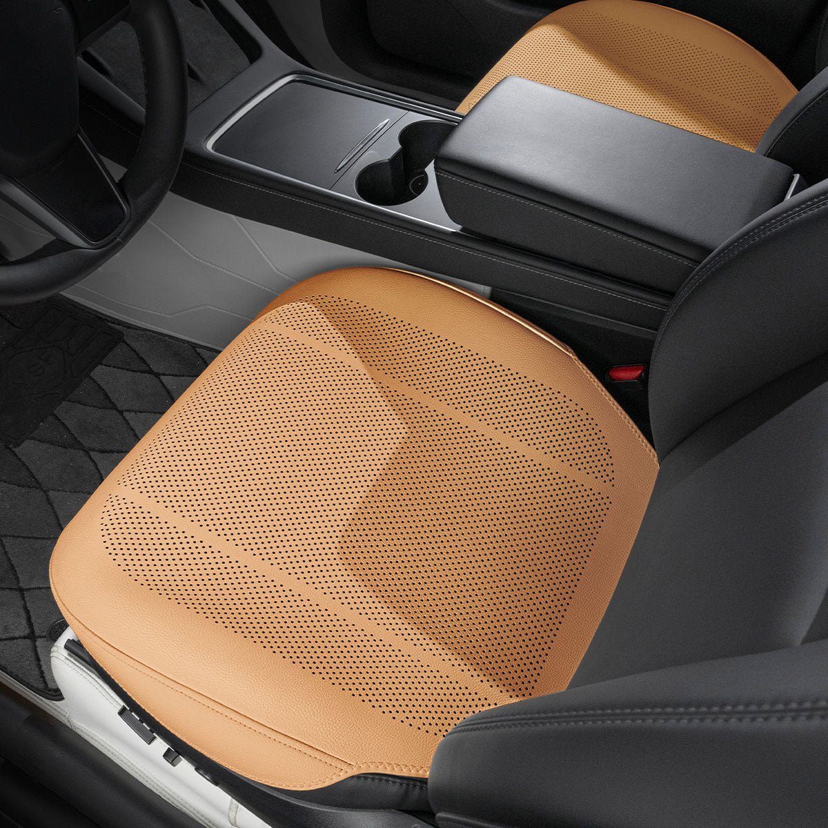 All-Wheather Nappa Leather Car Seat Covers for Tesla Model 3/Y/S/X Tesery Official Store