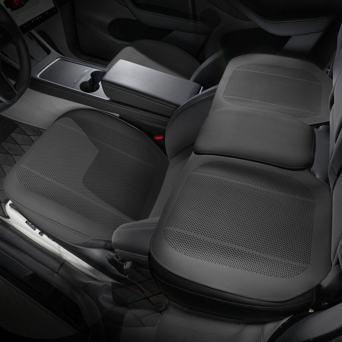 All-Wheather Nappa Leather Car Seat Covers for Tesla Model 3/Y/S/X Tesery Official Store