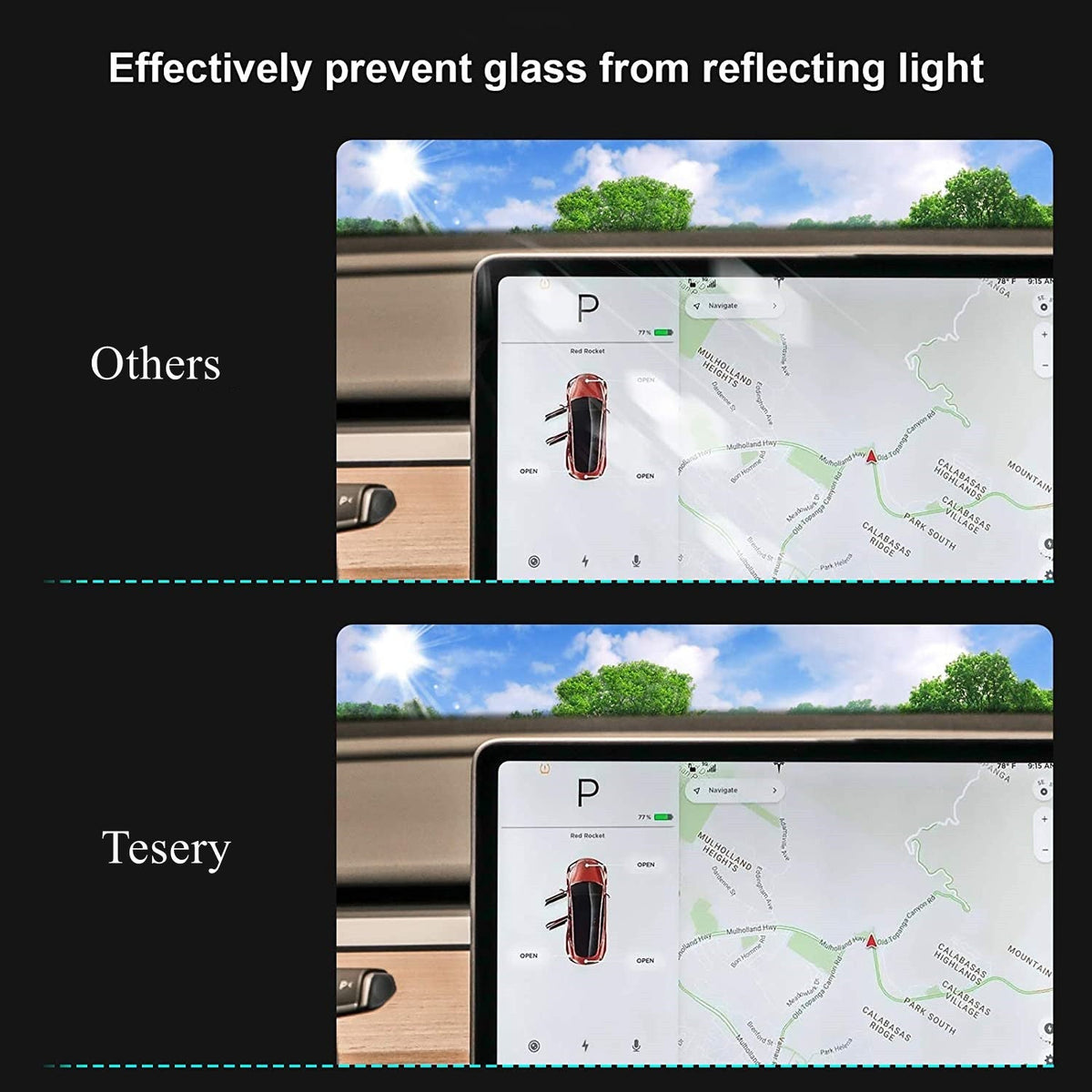 Screen Protector for Tesla Model Y & Model 3 Tesery Official Store