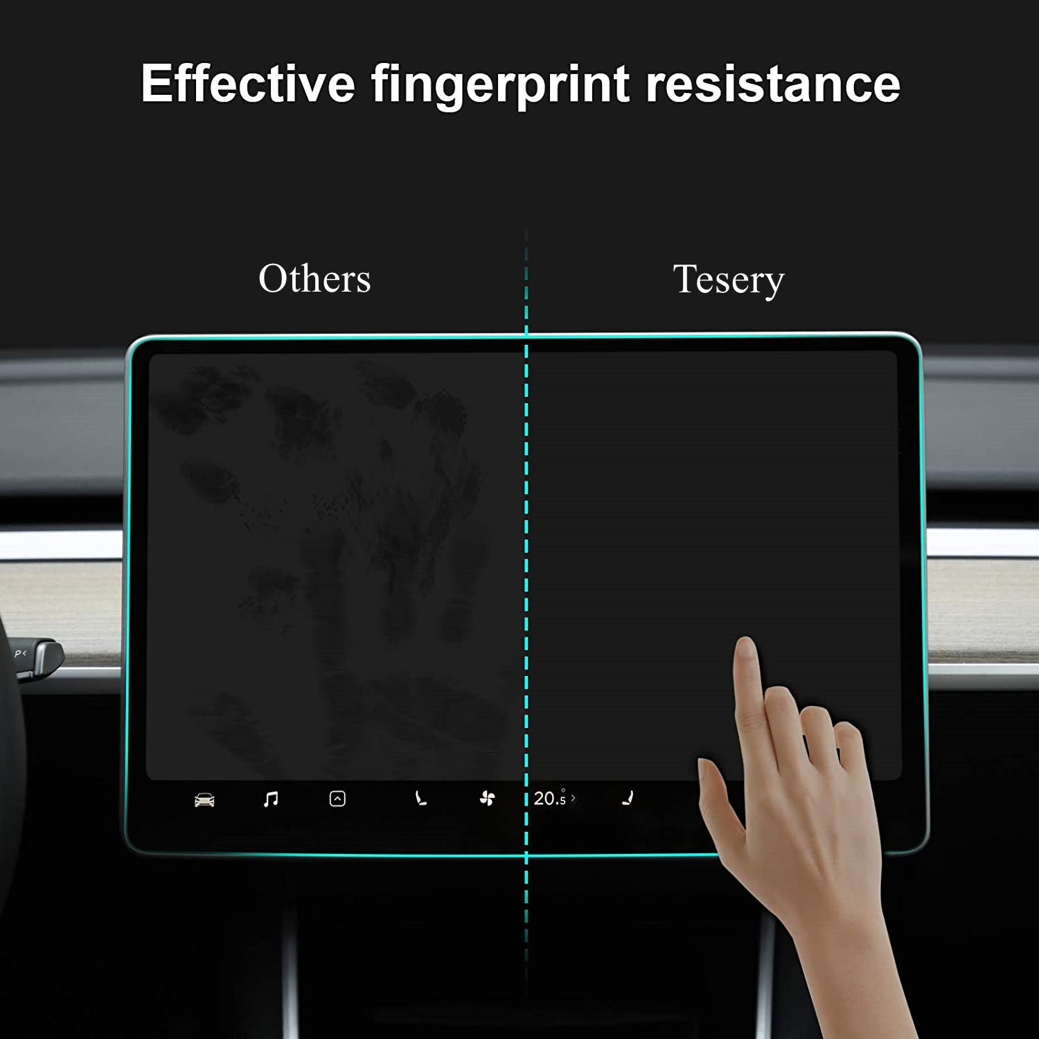 Screen Protector for Tesla Model Y & Model 3 Tesery Official Store