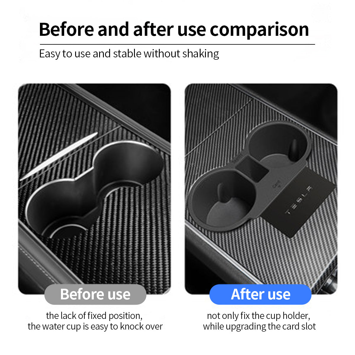 Center Console Tesla Cup holder for Model 3 / Model Y Tesery Official Store
