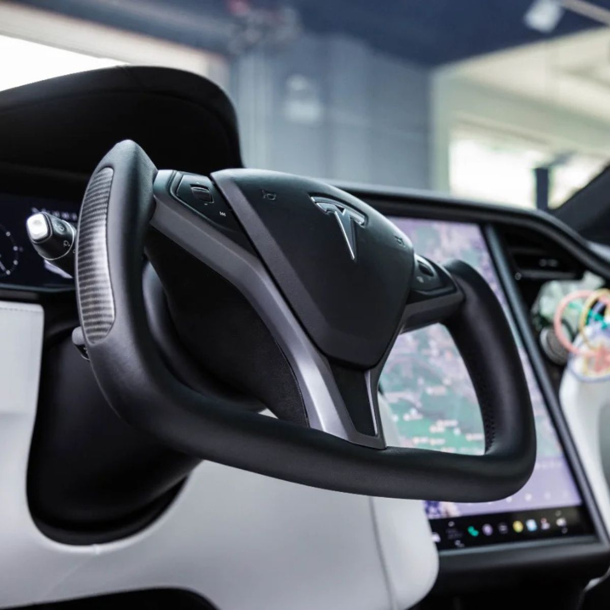 TESERY Custom Yoke Steering Wheel Replacement for Tesla Model X / S 2012-2020 Tesery Official Store