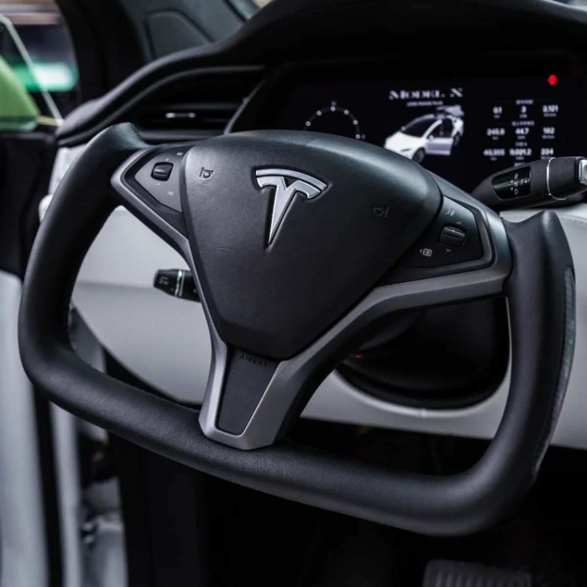 TESERY Custom Yoke Steering Wheel Replacement for Tesla Model X / S 2012-2020 Tesery Official Store