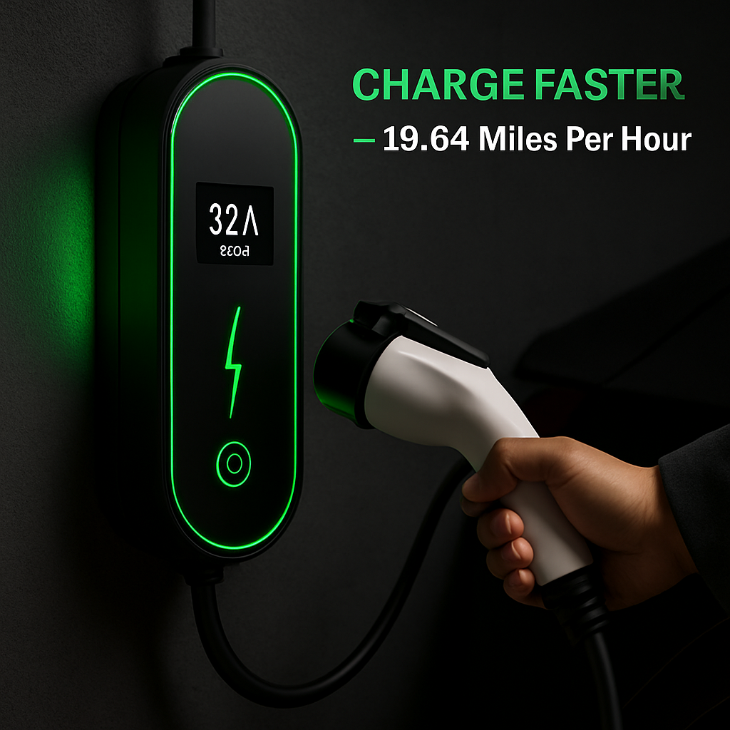 Portable Level 2 EV Charger for Home Use LJGDeals