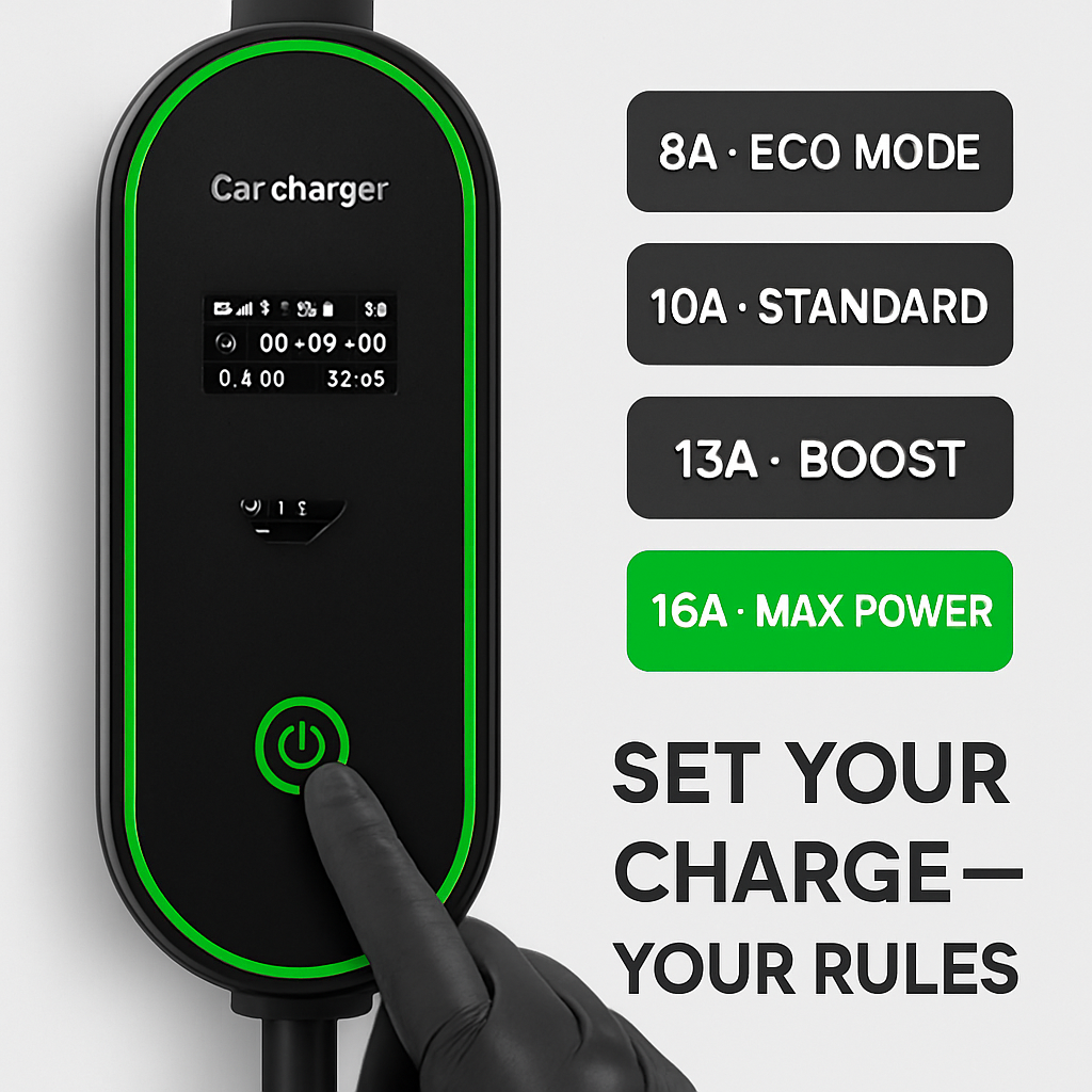 Portable Level 2 EV Charger for Home Use LJGDeals