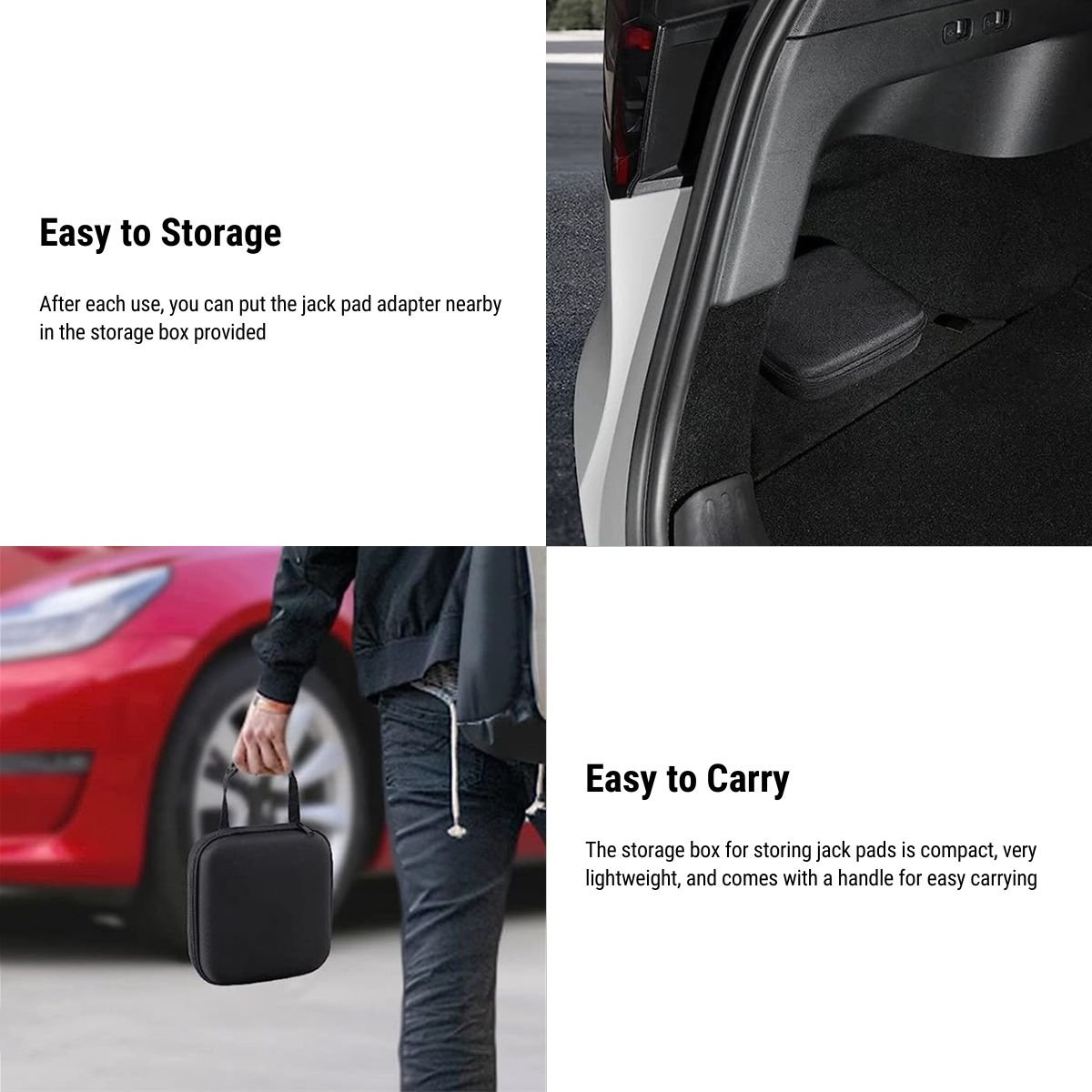 Jack Pads Adapter with Storage Bag for Tesla Model 3/Y/S/X Tesery Official Store