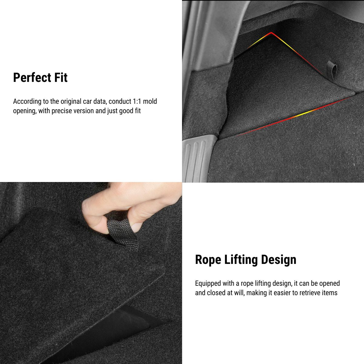 Original Car Trunk Left and Right Storage Box for Tesla Model Y Tesery Official Store