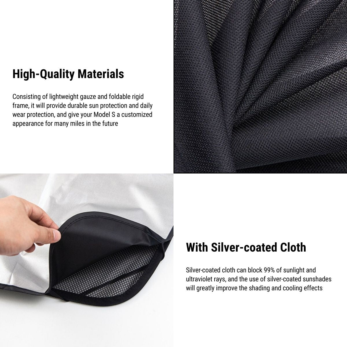 Panoramic Sunroof Sunshade for Tesla Model S Tesery Official Store