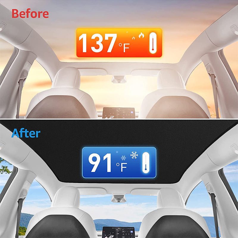 Panoramic Sunroof Sunshade for Tesla Model S Tesery Official Store