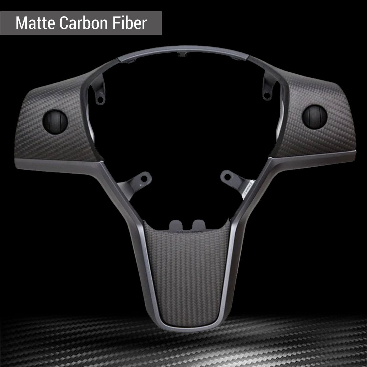 TESERY Yoke Carbon Fiber Steering Wheel for Tesla Model 3 / Y【Style 34】 Tesery Official Store