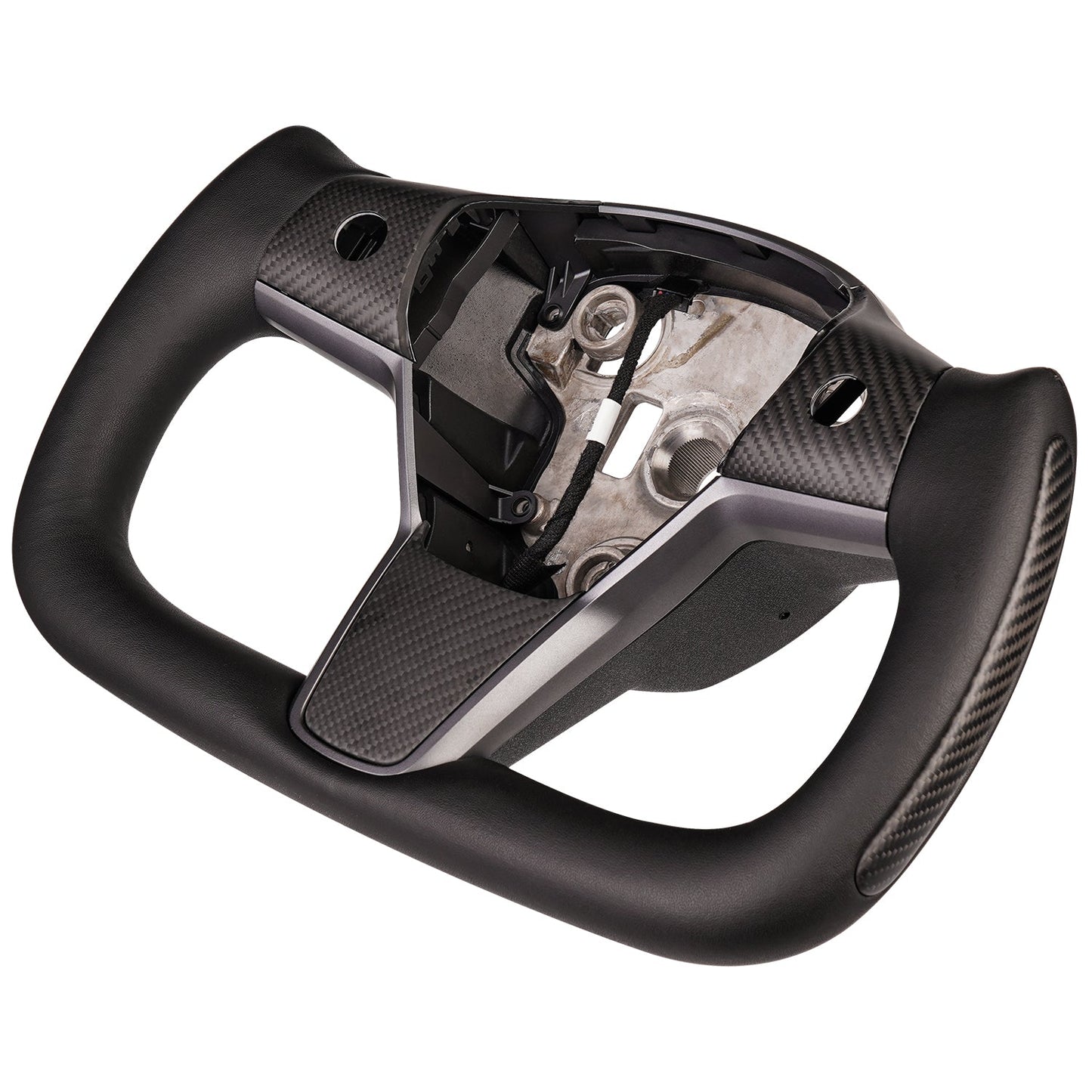 TESERY Yoke Carbon Fiber Steering Wheel for Tesla Model 3 / Y【Style 34】 Tesery Official Store