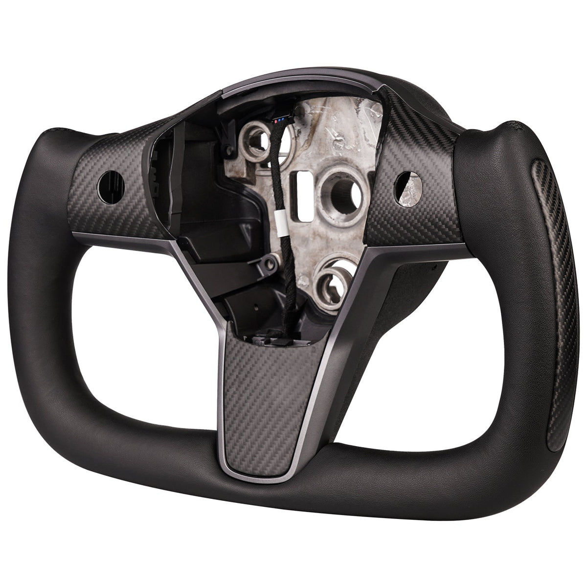 TESERY Yoke Carbon Fiber Steering Wheel for Tesla Model 3 / Y【Style 34】 Tesery Official Store