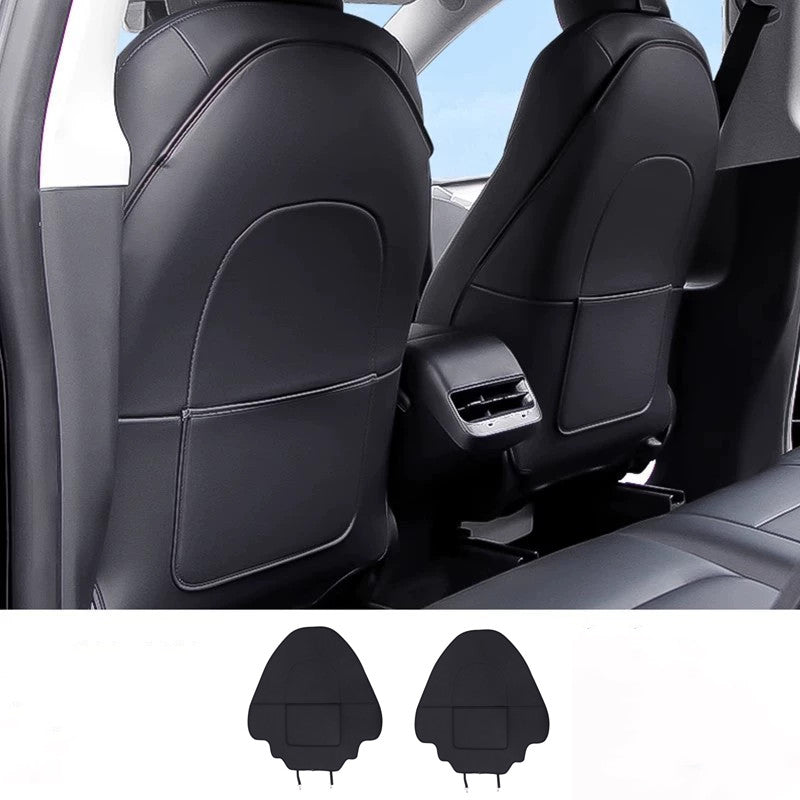 Lattice Leather Seat Back Protector for Tesla Model 3 & Model Y Tesery Official Store