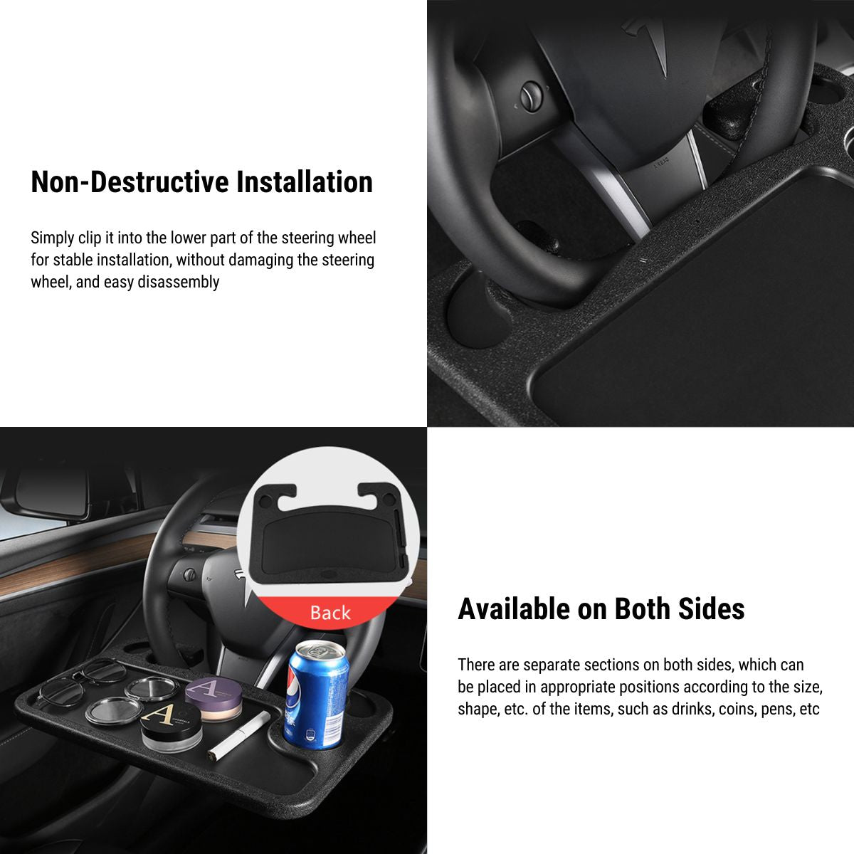 Steering Wheel Desk for Tesla Model 3/Y/S/X Tesery Official Store