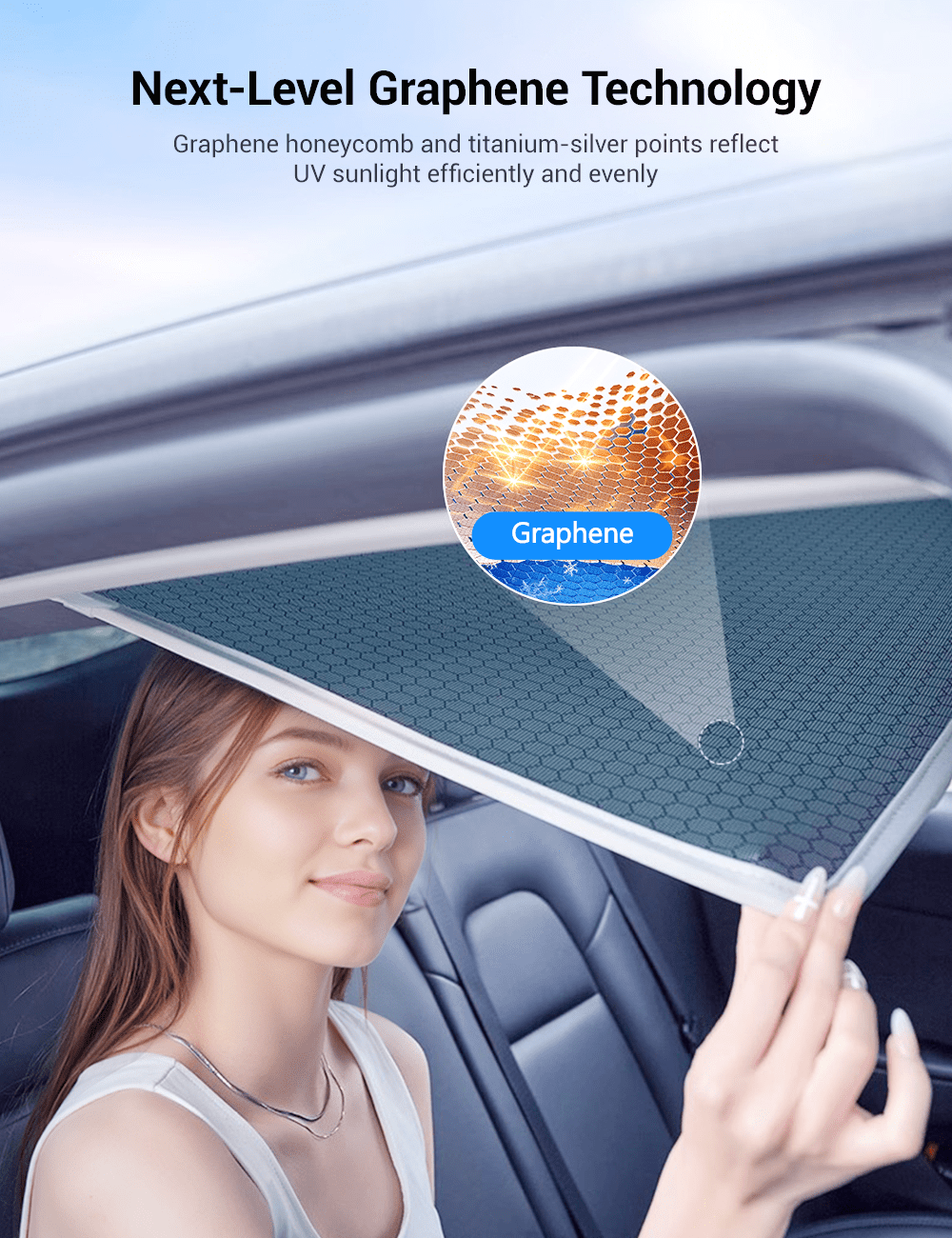 Glass Roof Sunshade for Tesla Model 3 | TESERY Tesery Official Store