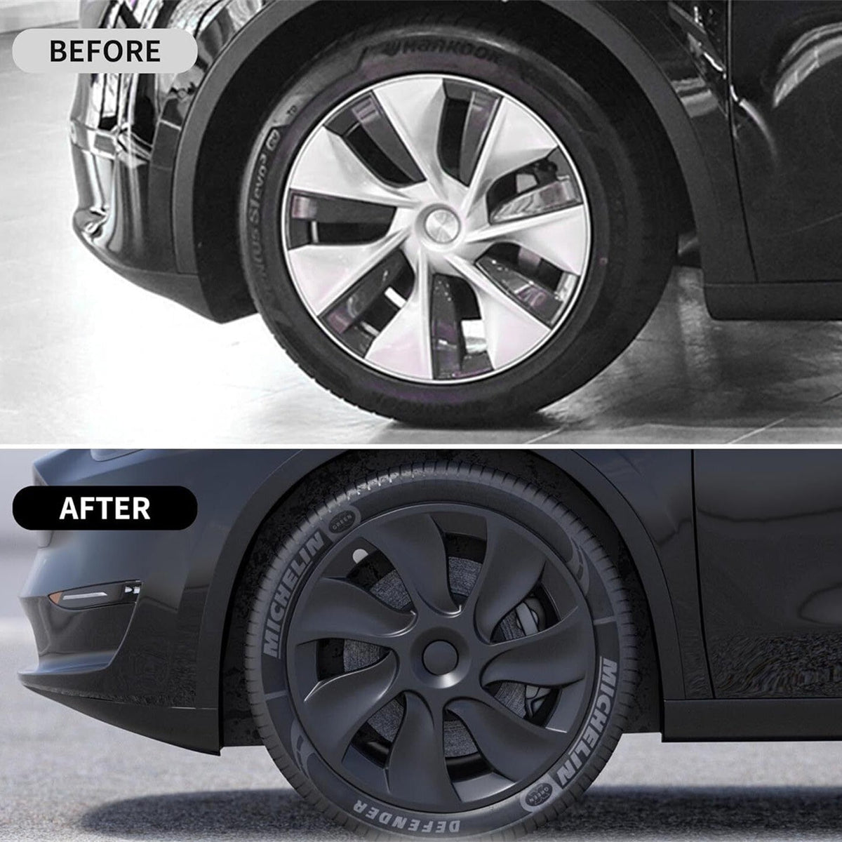 TESERY 18″ 19″ 20″ Wheel Covers for Tesla Model 3 / Model Y (4PCS) Tesery Official Store