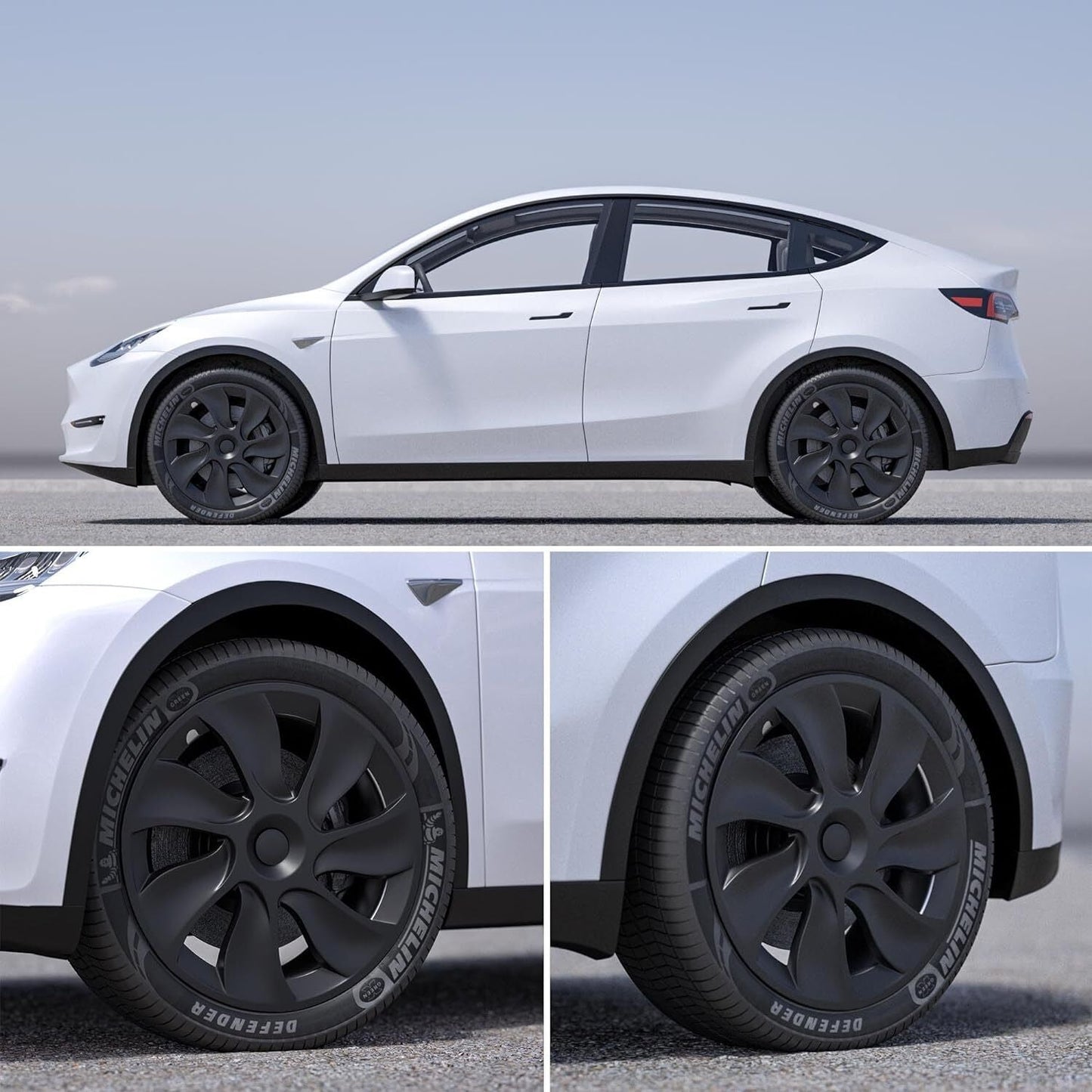TESERY 18″ 19″ 20″ Wheel Covers for Tesla Model 3 / Model Y (4PCS) Tesery Official Store