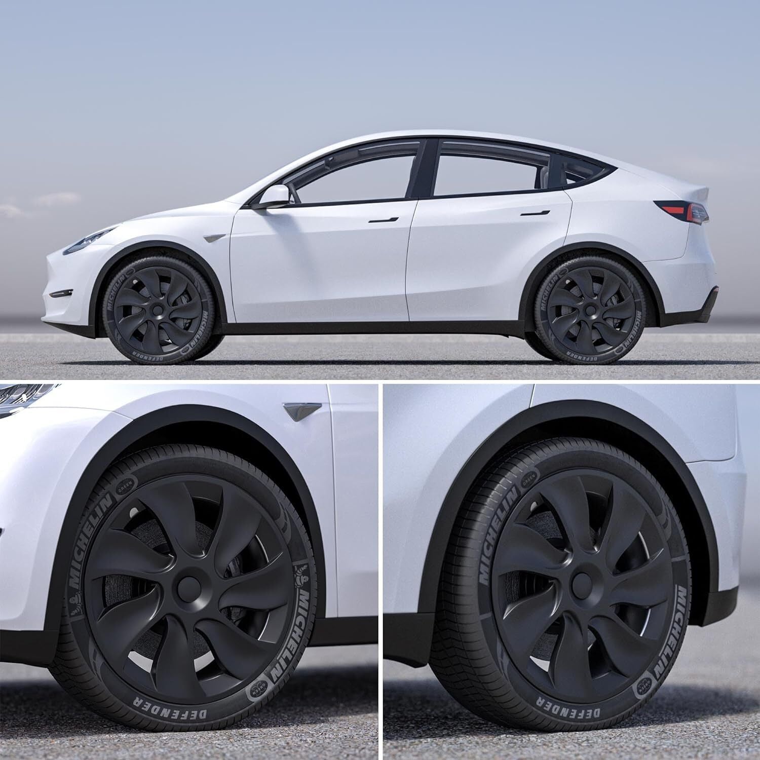 TESERY 18″ 19″ 20″ Wheel Covers for Tesla Model 3 / Model Y (4PCS) Tesery Official Store