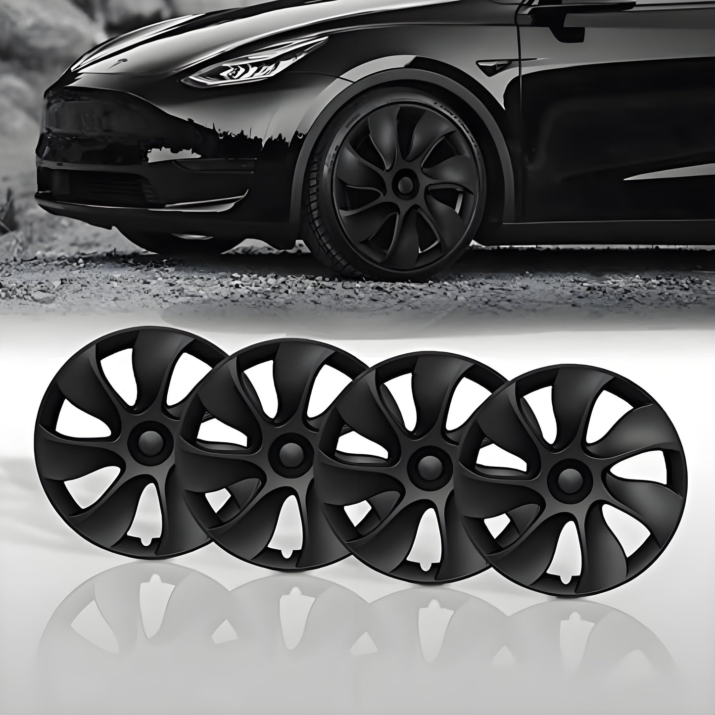 TESERY 18″ 19″ 20″ Wheel Covers for Tesla Model 3 / Model Y (4PCS) Tesery Official Store
