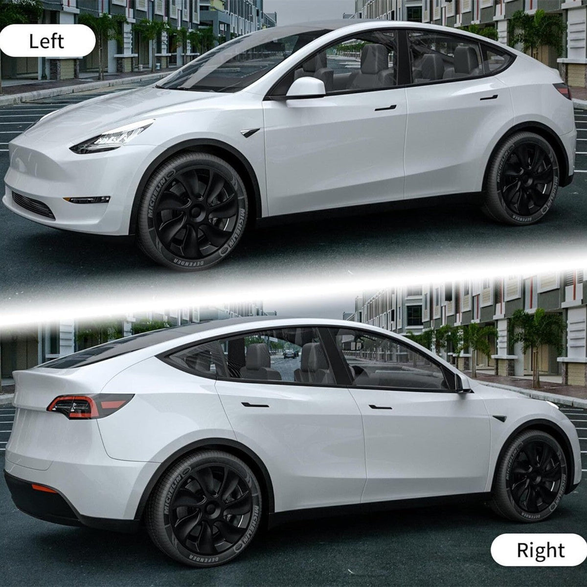 TESERY 18″ 19″ 20″ Wheel Covers for Tesla Model 3 / Model Y (4PCS) Tesery Official Store