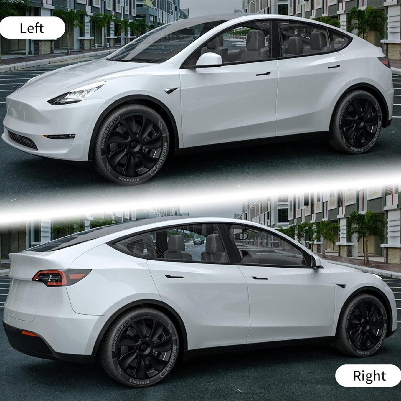 TESERY 18″ 19″ 20″ Wheel Covers for Tesla Model 3 / Model Y (4PCS) Tesery Official Store