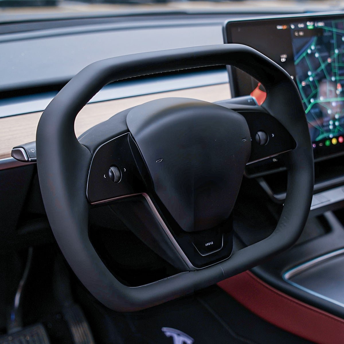 TESERY Cyber Steering Wheel for Tesla Model 3 / Y【Cybertruck Style】 Tesery Official Store
