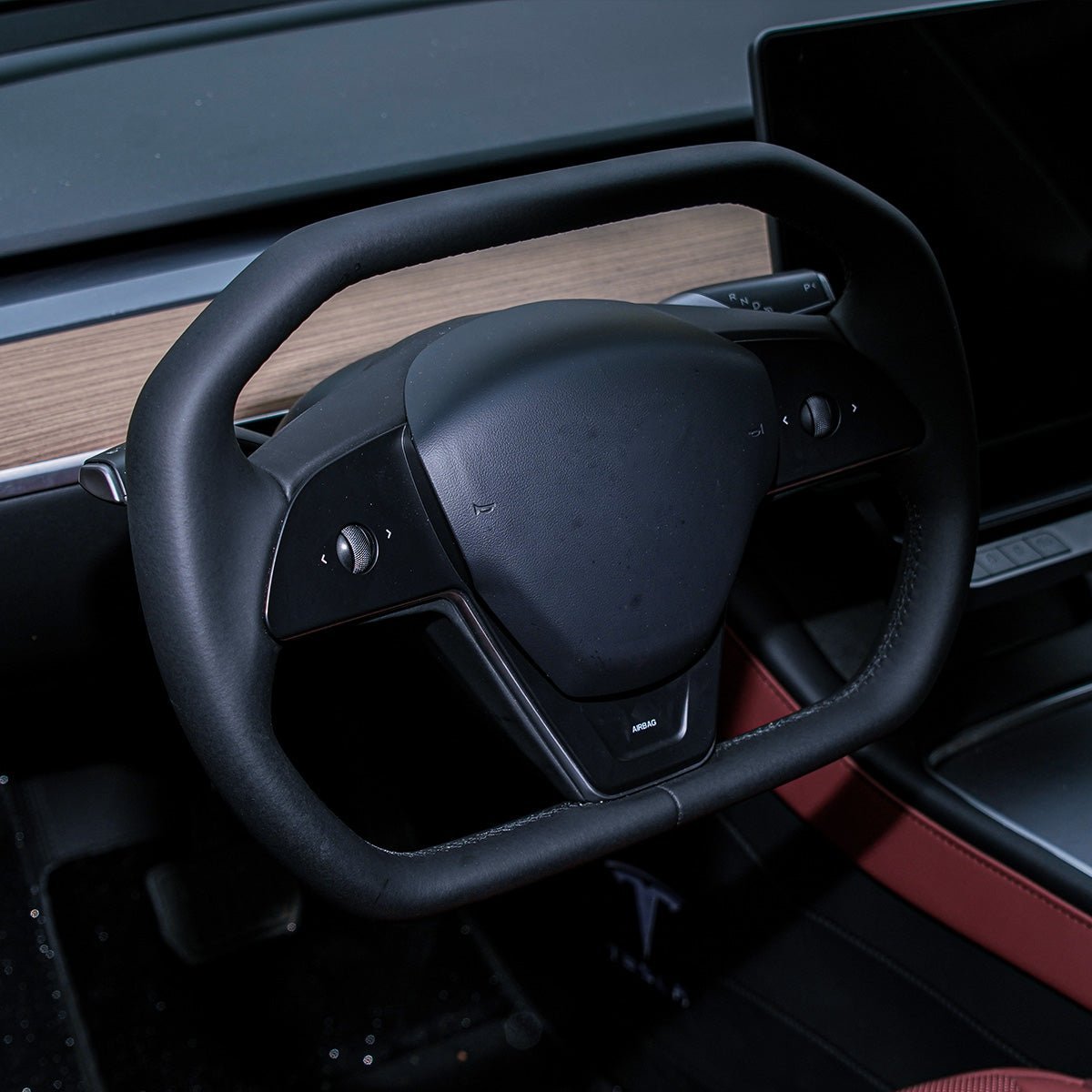 TESERY Cyber Steering Wheel for Tesla Model 3 / Y【Cybertruck Style】 Tesery Official Store