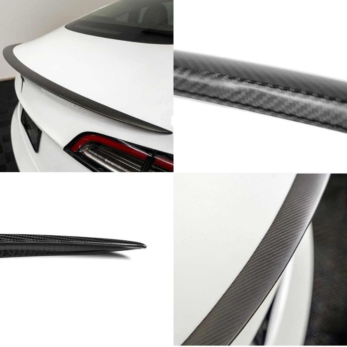 TESERY Spoiler Performance Style for Model Y / Model 3 Highland - Dry Carbon Fiber Exterior Mods Tesery Official Store