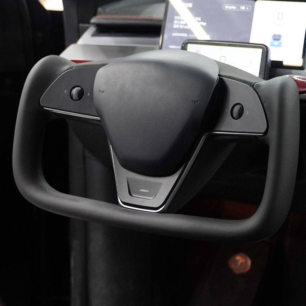 TESERY New Plaid Steering Wheel for Tesla Model 3 / Y Tesery Official Store
